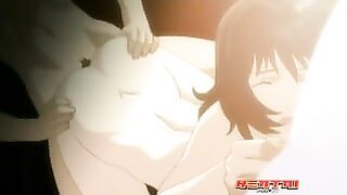 Hentai Pros – Machiko Moans as Her Student Licks Her Clit Before Taking His Dick Deep in Her Pussy