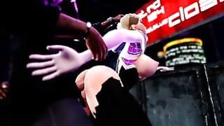 Spider Gwen Hardcore Public Fuck Animation