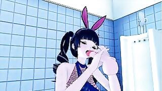 Huge Tits Bunny Girl 3d Hentai 52