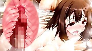the Girl Plays Raw Sex (creampied) at the Sexy Spring
