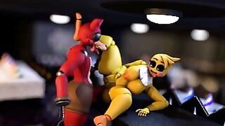 Foxy Fuck Sex toy Chica Fnaf ass Fuck Futanari Fnaf Foxy Nsfw animation Foxy Big Tits butt Big Dick toy Chica Fnaf 3d animation Foxy X Chica Nsfw