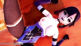 Genshin Impact – Mona Fucked on the Table [uncensored Hentai 4k R-18 Mmd]