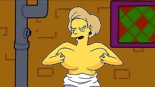 Simpsons – Burns Mansion – Part 22 Edna Boob Dancing and Hidden Posters By Loveskysanx