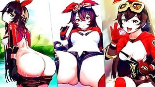 A Date With amber (genshin Impact anime Joi)