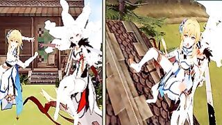 Unknown God Futanari Lumine Genshin Impact