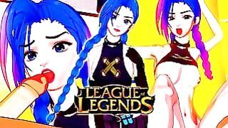 Jinx League of Legends arcane Hentai