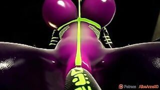Qhala Tail-fucking Herself – Sfm