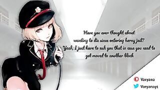Bonked to Horny Jail…[18+] Horny Prison asmr Ear Licking asmr Edging audio Teasing Blowjob anime