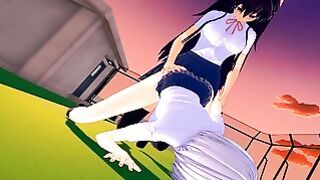Tohka Yatogami Futanari Origami tobiichi Date a Live