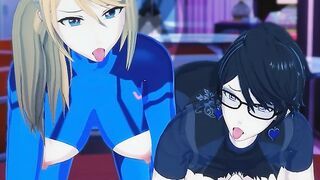 3D Hentai Bayonetta X Zero Suit Samus