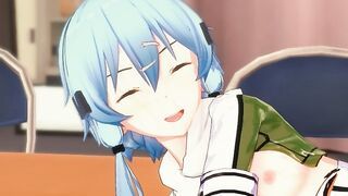 Sword Art Online - Sinon 3D Hentai