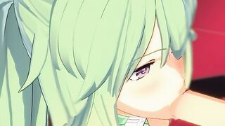 Neptunia - Green Heart 3D Hentai