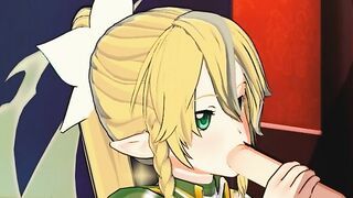 Sword Art Online - Leafa 3D Hentai Special