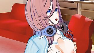 The Quintessential Quintuplets - Miku Nakano 3D Hentai