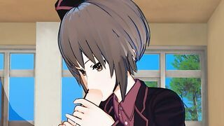 Girls und Panzer - Maho Nishizumi 3D Hentai