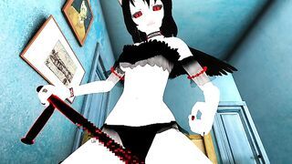 Virtual POV Anime Lap Dance in Bedroom