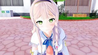 Klaudia Valentz Atelier Ryza Courtyard creampie 3d hentai