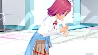 Takemoto Uruka - We Never Learn / Bokuben - 3D Hentai