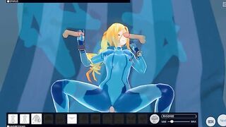 [CM3D2] - Metroid Hentai, Samus Aran Gangbang Fun