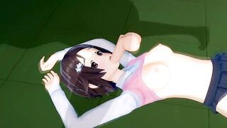 Rika Shinozaki - Rough sex in the storage room - Sword Art Online / SAO