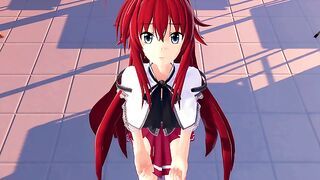 Rias Gremory High School DxD 3d hentai