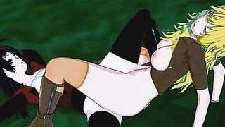 RWBY - Yang X Raven Yuri Hentai