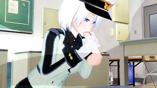 Tirpitz in the HQ - Azur Lane - 3D Hentai