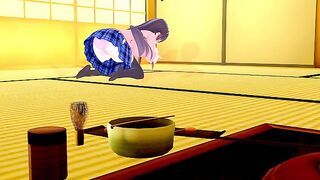 hensuki sayuki senpai What to drink instead of tea 3d hentai