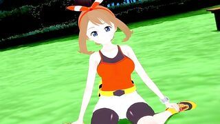 VR 360 Video Anime May Pokemon Missionary in the park