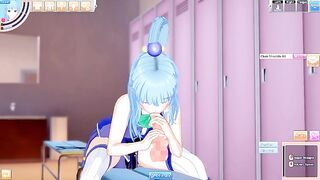 3D Hentaigame - Aqua addicted to dick