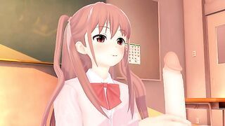 saki Achiga ako 3D HENTAI