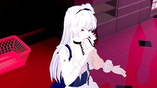 Belfast's Maid Service - Azur Lane - 3D Hentai / Koikatsu