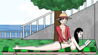 One Slice Of Lust (One Piece) v1.6 Part 3 Nico Robin Naked Body Taking Sun
