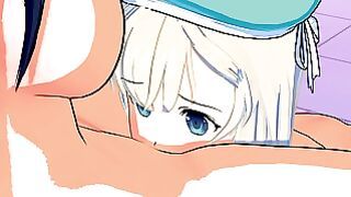 Senran Kagura – Ikaruga and Yomi Lick Each Others Pussies after Scissoring