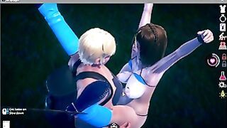 Ai Syoujyo [3d Porn Game] Ep.18 Samus Enjoy Ropes Bondage in Bikini Suit
