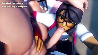 Maven trying to suck a monster dick till cumshot