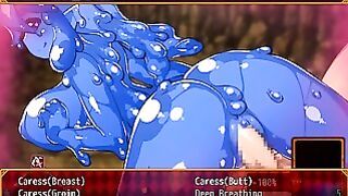 Monster Girl Labyrinth [hentai Game] Ep1 Blue Slime Babe Femdom on the Hero