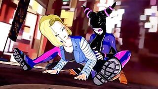 Juri Han Futanari 3d Number 18 Lazuli Tiny Static Street Fighter-dbz