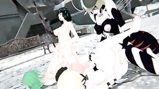Futanari Orgy – Dos, Tatsumaki, Fubuki, Mosquito Babe – one Punch Guy