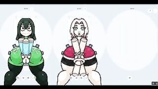 Fapwall [rule34 Hentai Game] Sakura from Naruto is Taking 6 Dick at once