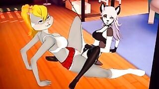 (3d Hentai)(furry)(loona) Furry Porn (lesbian)