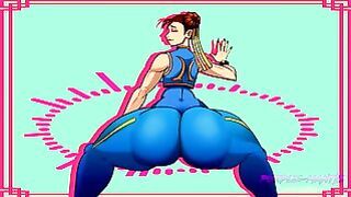 Chun Li Shakes Her Huge 53 Year Old ass – Extra Extended Looped X5 Edition