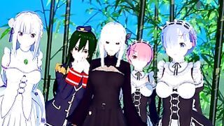 Re:zero: Waifu Fuckfest (3d Hentai)