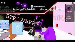 Girl Pegs Femboy Babysitter in Roblox Condo