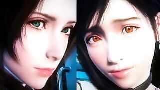 Final Fantasy 7 Futa – Tifa and aerith – Tram Sex (2 2)