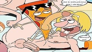 Pizza Man – Uncle Grandpa – Yaoi anime Gay Wild