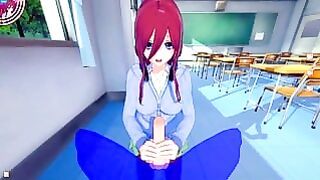 Miku Nakano Gets Fucked and Cummed on in 3D Hentai