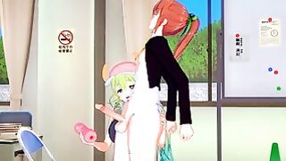 Housemaid Dragon Futa Kobayashi Gets Her Cock Milked By Lucoa