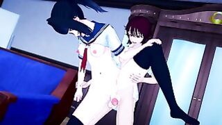 Two Futa Yandere Banging – ayano X Saiko With Swingers