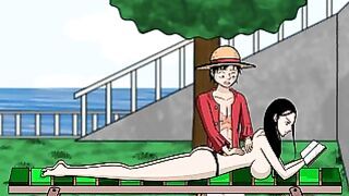 One Slice of Lust – one Piece – V1.6 Part 3 Nico Robin Naked Body Taking Sun By Loveskysanx